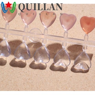 Quillan ชั้นวางโชว์สีเล็บอะคริลิคใส รูปหัวใจ ทนทาน DIY