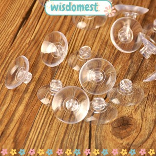 Wisdomest ถ้วยดูดยางพลาสติกใส สําหรับจัดเก็บของ 25 ชิ้น