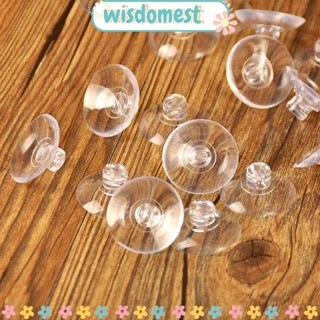 Wisdomest ถ้วยดูดยางพลาสติกใส สําหรับจัดเก็บของ 25 ชิ้น