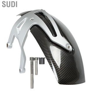 Sudi Motorcycle Rear Mudguard  Deformation Mudflap Guard Cover Carbon Fiber Style Wear Resistant Impact Proof for Motorbike