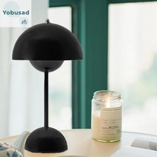 [Yobusad.th] โคมไฟกลางคืน LED 4400mAh ชาร์จ USB สไตล์วินเทจ สําหรับตกแต่งห้องนอน ตั้งแคมป์