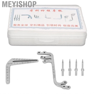 Meyishop Dental Implant Guide  Stainless Steel Measuring Auxiliary  Locating Ruler Heat Resistant for Clinics