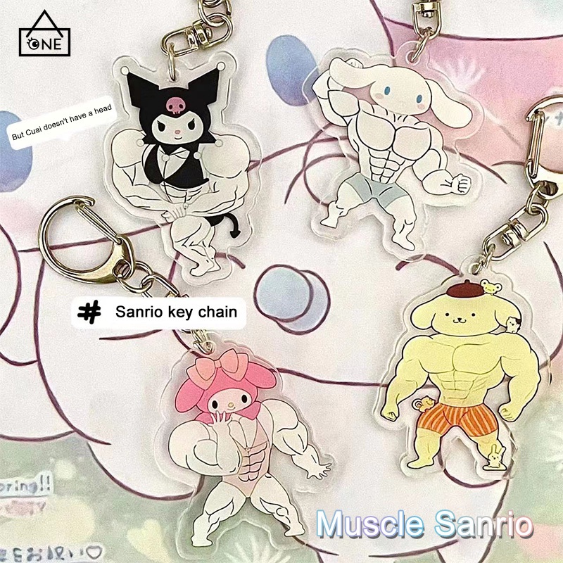 COD พวงกุญแจอะคริลิคซานริโอ้Kuromiลายการ์ตูนน่ารักความคิดสร้างสรรค์ละเอียดอ่อนอุปกรณ์เสื้อผ้าสําหรับห้อยตกแต่ง-a.one