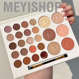 Meyishop Eyeshadow Palette 26 Colors Matte Glitter Metallic  Highlighter  Bronzer with Makeup Brush