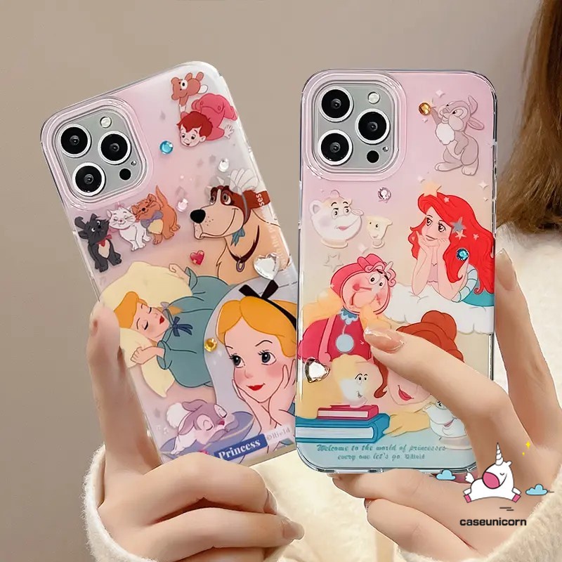 เคสโทรศัพท์มือถือแบบนิ่ม ลายการ์ตูนเจ้าหญิงดิสนีย์น่ารัก สําหรับ VIVO Y16 Y17 Y35 Y15 Y02s Y15s Y12 Y21s Y95 V25 Y11 Y33s Y15A Y20 V23E Y30 Y93 Y12i Y22 Y75 Y91C Y50 Y02 Y12S Y20i Y21 Y31 Y51