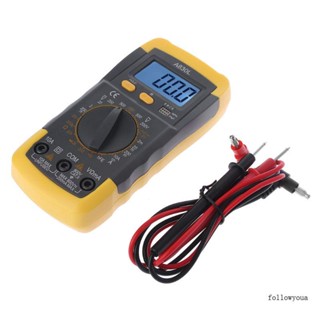 A830L Digital Multimeter LCD AC/for DC Ammeter Voltmeter Tester Meter with Backl