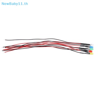 Onebaby สายไฟ LED 12V 5 มม. 20 ซม. ความสว่างสูง 5 ชิ้น
 Th