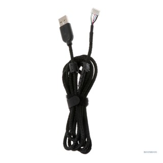 Lucky สายไนล่อนถัก USB ทนทาน แบบเปลี่ยน สําหรับเมาส์เกมมิ่ง G502
