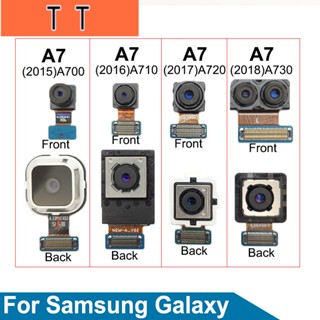 Aocarmo โมดูลกล้องหน้า และหลัง สายเคเบิ้ลอ่อน สําหรับ Samsung Galaxy A7 A710 (2016) A720 (2017) A730 (2018)