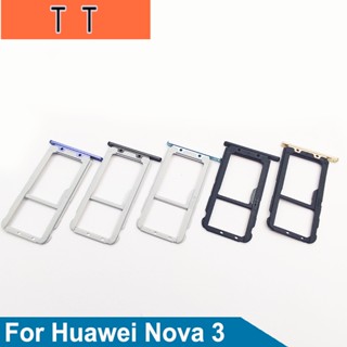  ถาดซิมการ์ดนาโน MicroSD แบบเปลี่ยน สําหรับ Huawei Nova 3