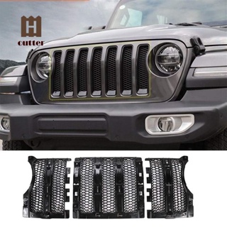 กระจังหน้าตาข่าย ป้องกันแมลง อุปกรณ์เสริม สําหรับ Jeep Wrangler JL JT Gladiator 2018-2024