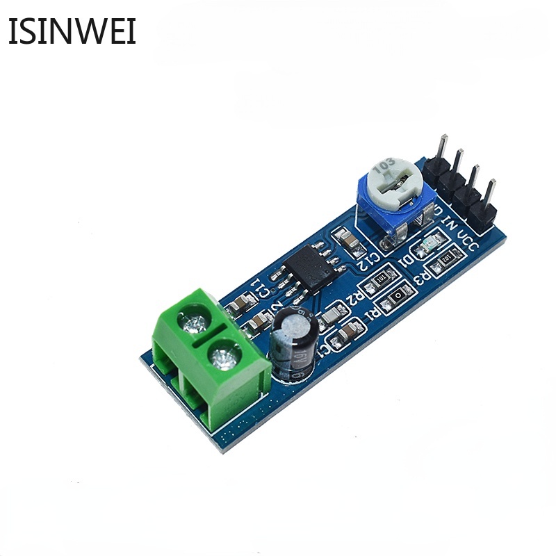 Lm386 โมดูลขยายเสียง 200 เท่า บอร์ดขยายเสียงโมโน อินพุต 5V-12V