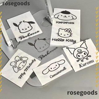 Rosegoods1 หวีไฟฟ้า ขนาดเล็ก แบบพกพา ลายการ์ตูนอนิเมะ ประดับโบว์ กระจกแต่งหน้า