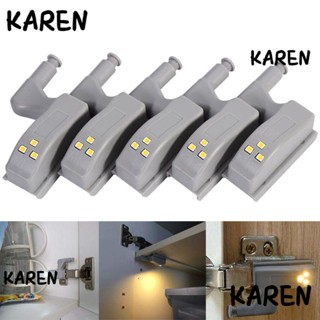 Karen ไฟบานพับ LED สําหรับห้องครัว ตู้เสื้อผ้า ห้องนั่งเล่น