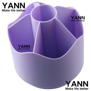 Yann1 ขาตั้งปากกา เครื่องเขียน พลาสติก สีม่วง สําหรับสํานักงาน ของขวัญ