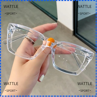 Wattle แว่นตาเล่นเกม เลนส์ UV ทรงสี่เหลี่ยม สไตล์วินเทจ