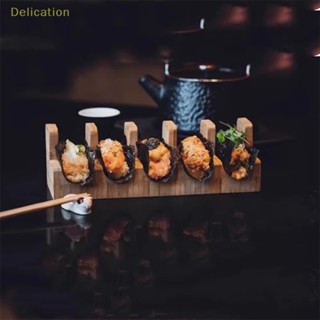 [Delication] ชั้นวางซูชิ ทาโก้ ขนมขบเคี้ยว แบบไม้ สไตล์ญี่ปุ่น สําหรับร้านอาหาร โรงแรม บ้าน 1 ชิ้น