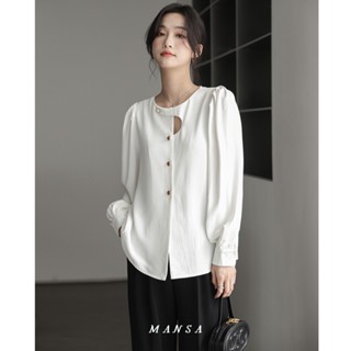 MANSA puff sleeve shirt เสื้อแขนพัฟ แขนตุ๊กตา