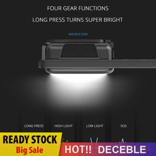 [Deceble.th] โคมไฟฉุกเฉิน LED COB อเนกประสงค์ สําหรับตั้งแคมป์ เดินป่า กลางแจ้ง