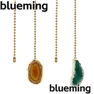 Blueming2 สายโซ่ดึงพัดลมติดเพดาน สีน้ําตาล สีเหลือง และสีเขียว 2 ชิ้น