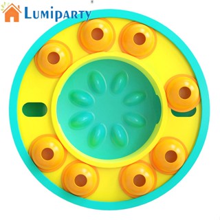 Lumiparty จานหมุนพลาสติก อเนกประสงค์ สําหรับให้อาหารสัตว์เลี้ยง สุนัข