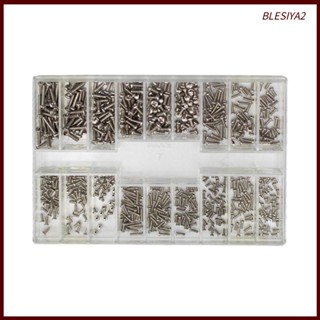 [Blesiya2] น็อตสกรู ขนาดเล็ก 18 แบบ ทนต่อการเสียดสี 500 ชิ้น