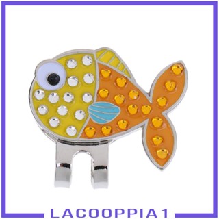 [Lacooppia1] คลิปหนีบหมวกกอล์ฟ โลหะผสม พร้อมที่มาร์กลูกกอล์ฟ