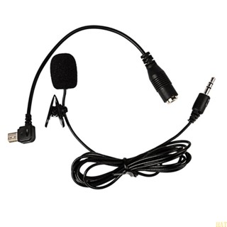 Hat Lavalier ไมโครโฟน สําหรับกล้อง Hero 3 3+ 4 Mini USB เป็น 3 5 มม.