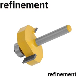 Refinement ดอกกัดมิลลิ่ง ก้านตัว T 6 มม. 1/4 นิ้ว คุณภาพสูง พร้อมตลับลูกปืน สําหรับงานไม้