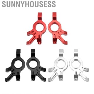 Sunnyhousess 2 Set RC Aluminum Front Hub Steering Knuckle Blocks for Traxxas 1/5 Car Parts