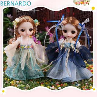 Bernardo ตุ๊กตาตา 3D ข้อต่อถอดได้ พร้อมเสื้อผ้า ของเล่นสําหรับเด็ก