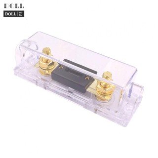 ⭐NEW ⭐Bolt on Fuse Holder for Cars Removable Clear Plastic Cover Nickel Plated Contact