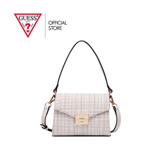 GUESS กระเป๋าสะพายผู้หญิง รุ่น FG872078 TERGESEN MINI CROSSBODY FLAP สีเบจ