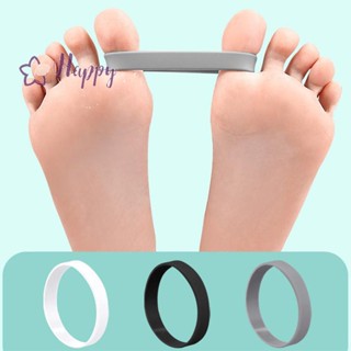 &lt;Happybay&gt; เทปซิลิโคน แรงดึงสูง Hallux Valgus Of Foot Corrective Training Exerciser Belt Toe Separator Thumb Elastic Band Foot Care Tool On Sale