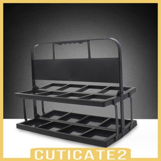 [Cuticate2] ที่วางขวดน้ํา ทรงสี่เหลี่ยม 8 ช่อง พับได้ พกพาง่าย สําหรับฟุตบอล ยิม ฟิตเนส