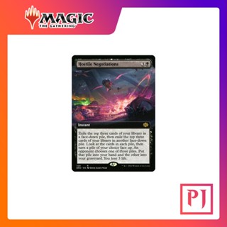 [MTG] Hostile Negotiations (Extended Art) [BRO] [BLACK] [RARE] [NORMAL] [ENG] (การ์ดเมจิค / Magic the Gathering)