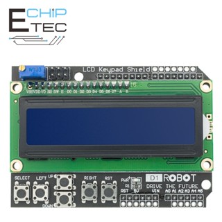 โล่คีย์บอร์ด LCD 1602 1602 สําหรับ Arduino ATMEGA328 ATMEGA2560 Raspberry PI UNO 1 ชิ้น