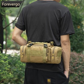 Forevergo กระเป๋าคาดเอว ผ้าออกซ์ฟอร์ด 600D กันน้ํา สําหรับเดินป่า ตกปลา ตั้งแคมป์ S1Y7