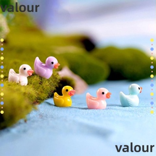 Valour ตุ๊กตาเป็ดสีเหลืองน่ารัก ขนาดเล็ก สําหรับตกแต่งบ้านตุ๊กตา 50 ชิ้น