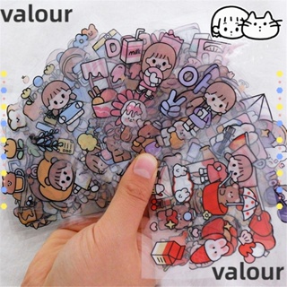 Valour สติกเกอร์ PET ลายกระต่าย 20 ชิ้น สําหรับตกแต่งสมุดโน้ต DIY