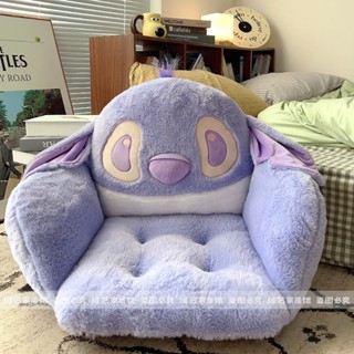 เบาะรองนั่งทาทามิ แบบนิ่ม ลาย Stitch สไตล์ญี่ปุ่น สําหรับตกแต่งบ้าน ห้องนั่งเล่น