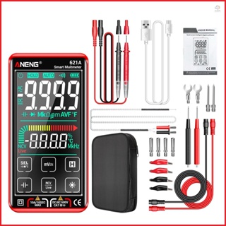 ANENG 621A Touch Screen Multimeter 9999 Counts Auto Range Rechargeable Portable NCV Voltmeter Ammeter