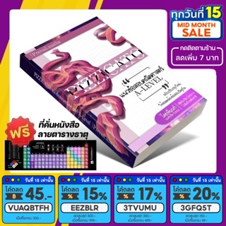 หนังสือ แนวข้อสอบ คณิตศาสตร์ A-level | PIZZICATO | นนท์ปวิธ บัวทอง [รหัส A-072]