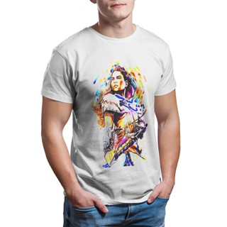 เสื้อยืด พิมพ์ลาย Horizon Zero Dawn Nora Hunter Focus Game สําหรับผู้ชาย