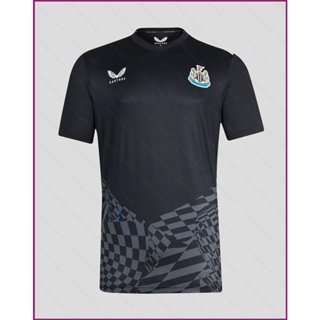 Yp2 2023-2024 เสื้อยืดลําลอง แขนสั้น คอกลม พิมพ์ลาย Newcastle Home Jersey พลัสไซซ์ PY2