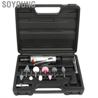 Soyoung Air Compressor Grinder Tool Set Die Pneumatic Sander Rotary Kit for Polishing Engraving