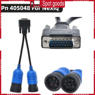 Xi 405048 อะแดปเตอร์ 6Pin 9Pin Y Deutsch Cummins สําหรับ Nexiq Truck Diagnose Interface