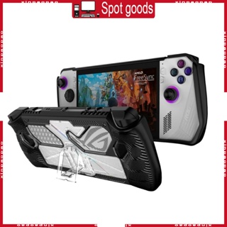 Xi เคสป้องกัน ความชัดเจนสูง พร้อมขาตั้ง สําหรับ RogAlly Game Console Full Protections Sleeve Housing Skin