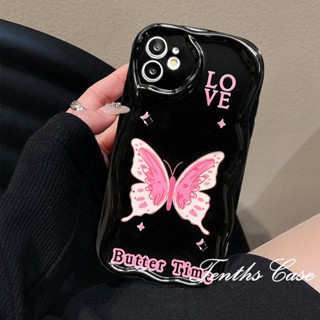 เคสโทรศัพท์มือถือนิ่ม ขอบโค้ง ลายผีเสื้อน่ารัก 3D สําหรับ Vivo Y27 Y36 V25e V25 Y02 Y02s Y35 2022 Y22s Y16 Y15A Y21 Y21A Y21s Y20i Y20s [G] Y17 Y15s Y12s Y21T Y33s Y95 Y93 Y91