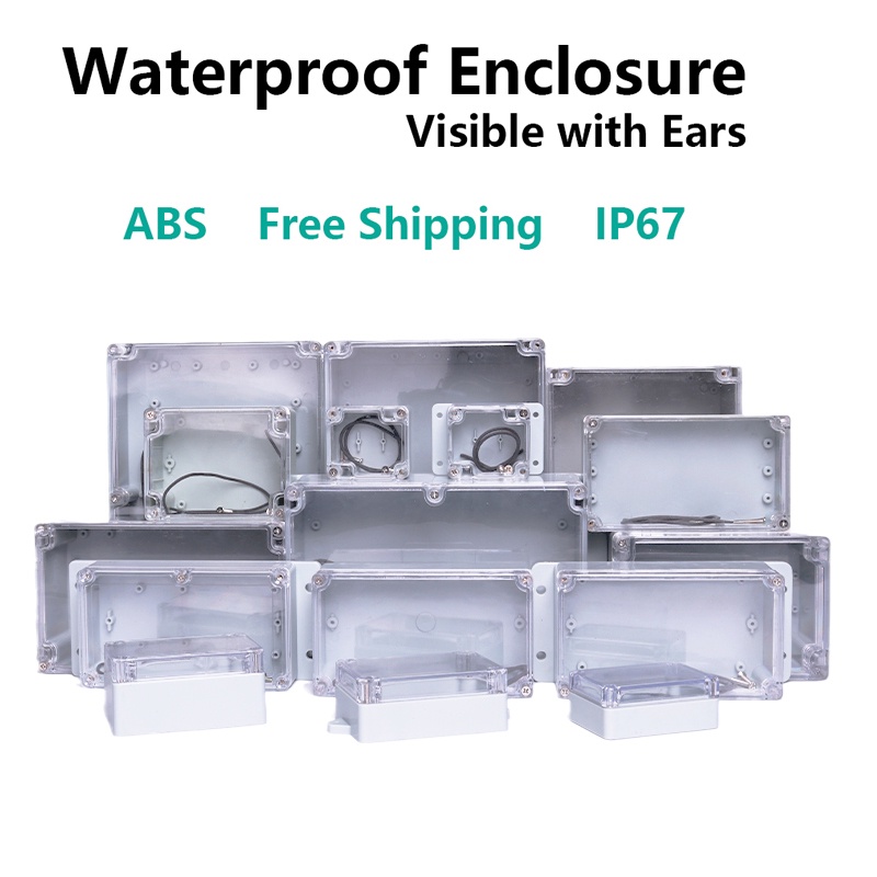 IP67 Plastic Transparent Box Waterproof Enclosure Electronic Project Outdoor Instrument Electrical P
